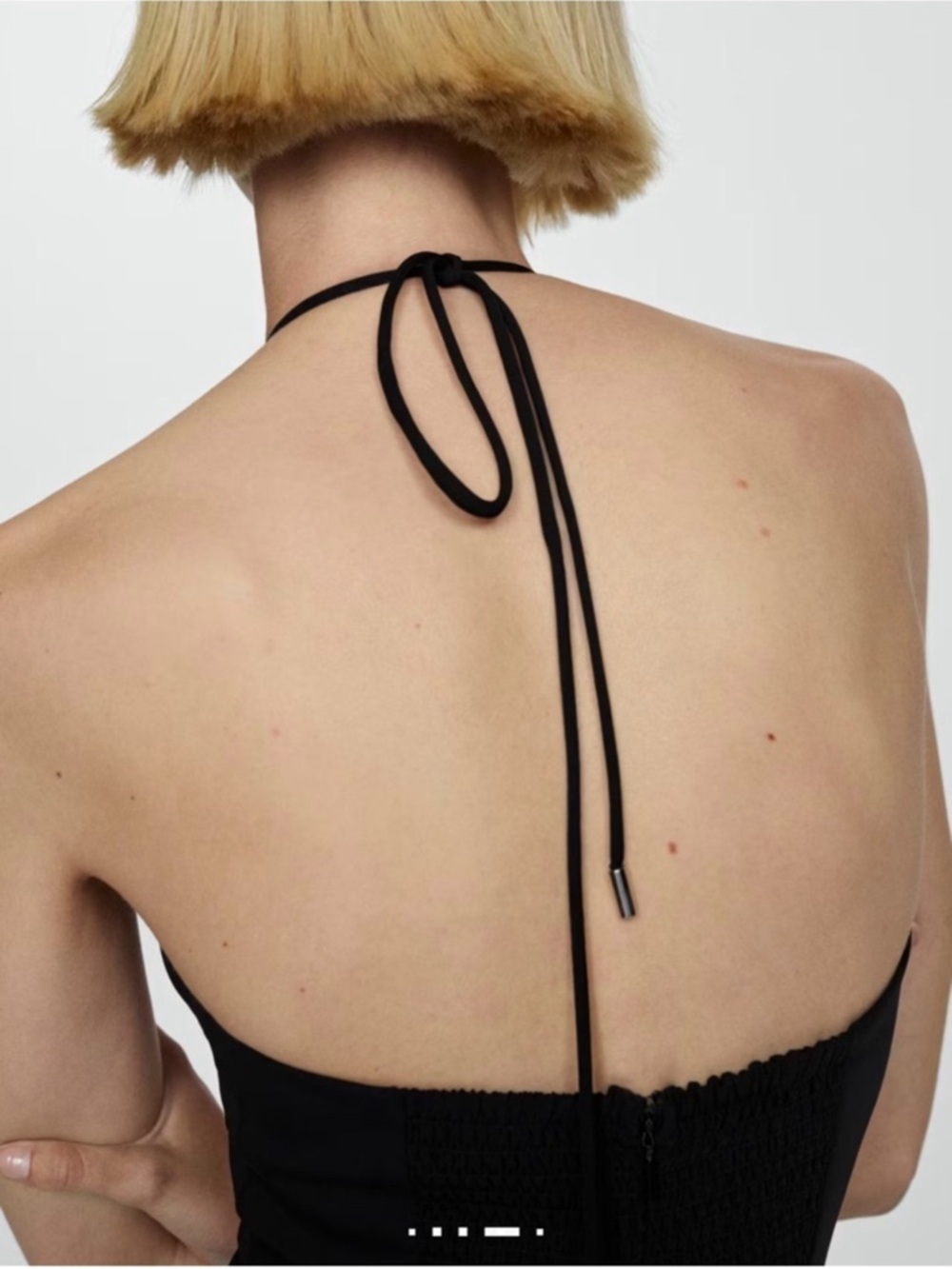 Mango Black Strapless Ring-Detail Jumpsuit - Picture 5 of 9